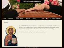 Tablet Screenshot of funerare-orasanu.ro